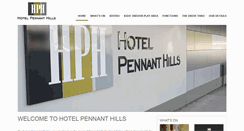 Desktop Screenshot of hotelpennanthills.com.au